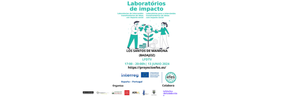 Participa en el Laboratorio de Ideas de Impacto Social Transfronterizo, en Los Santos de Maimona, el jueves 13 de junio.